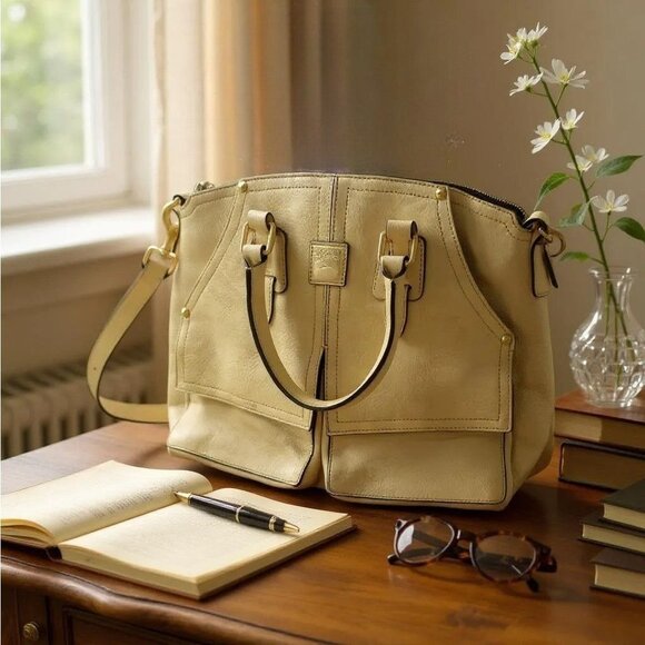 Dooney & Bourke Handbags - Dooney & Bourke Florentine Clayton Satchel Large